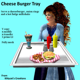 Cheese Burger Tray box V3