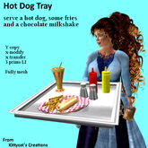 Hot Dog Tray 