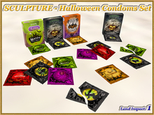 SCULPTURE - Halloween Condoms Set (1 LI) (Full perm)