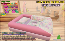 ! Whippersnappers ! - Inflatable Bed BABY UNICORN