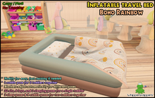 ! Whippersnappers ! - Inflatable Bed BOHO RAINBOW
