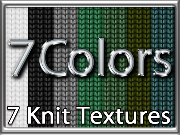 Zoy Texture [ Designers Knit ] Seamless - 7 Colors