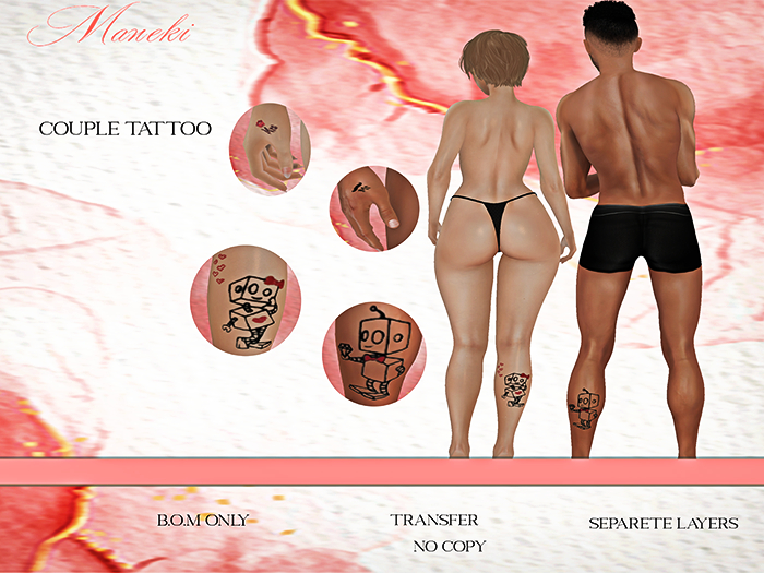 Maneki Couple Tattoo