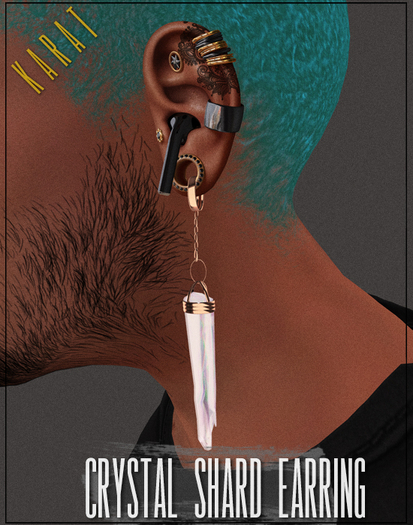 [KRT] Crystal Shard Earring