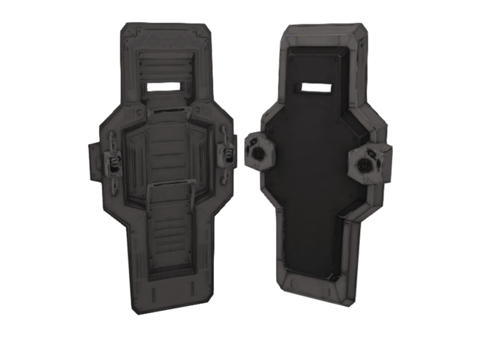 Roleplay Accessories: Rectangle Scifi Shield
