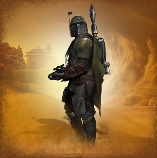 [AD] - RARE - The Fett - HELMET - Silver