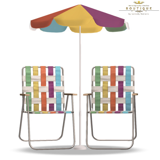 Decorative OR Wearable Lawn Chair Umbrella (Boxed) Multi Color