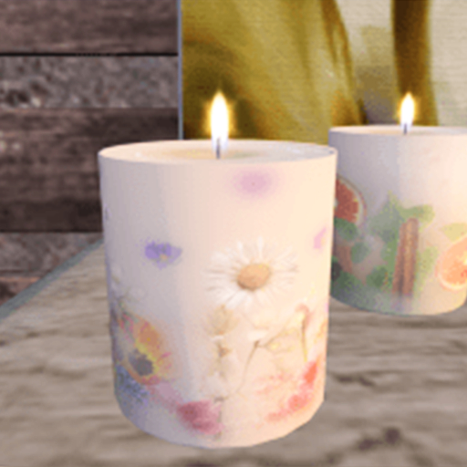 DFS Candle - Country Flowers