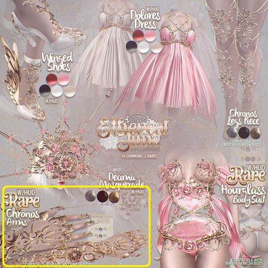 :Moon Amore: Ethereal Time / Chronos Arms&Hands RARE Gacha