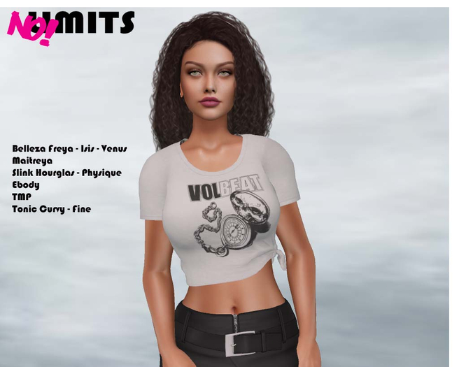 Volbeat Shirt weiss Damen
