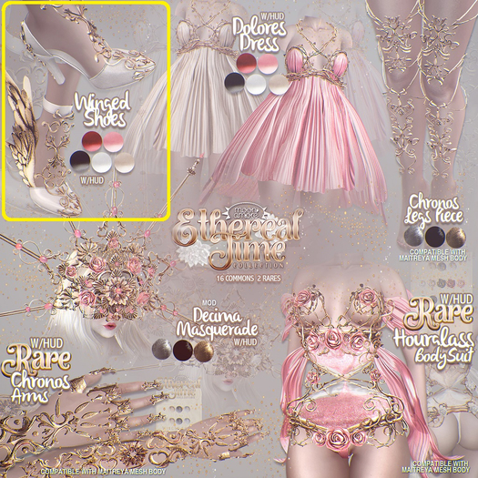 :Moon Amore: Ethereal Time/  Winged Shoes - ROSE Gacha