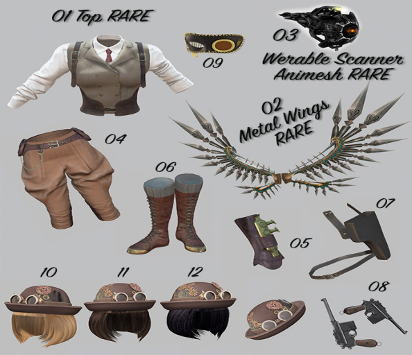 DiMi's - Steampunk Detective - Gloves - Ocacin