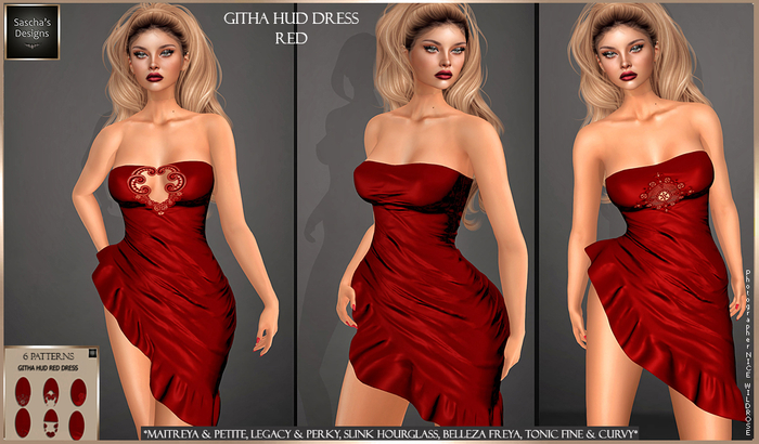 SAS - Githa Red HUD Dress (MB)  