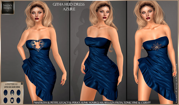 SAS - Githa Azure HUD Dress (MB) 