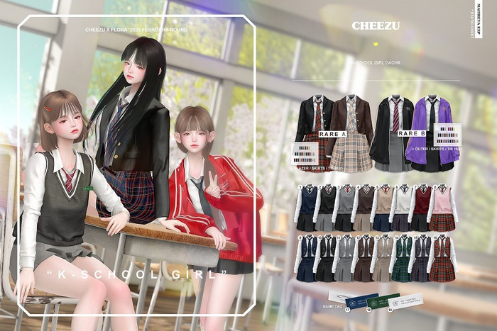 cheezu. k-school girl : RARE B