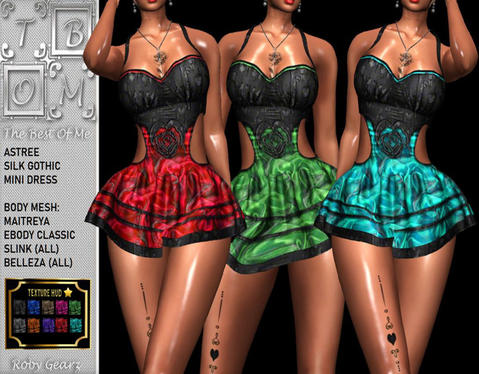 ::T.B.O.M::Gothic Mini Dress 