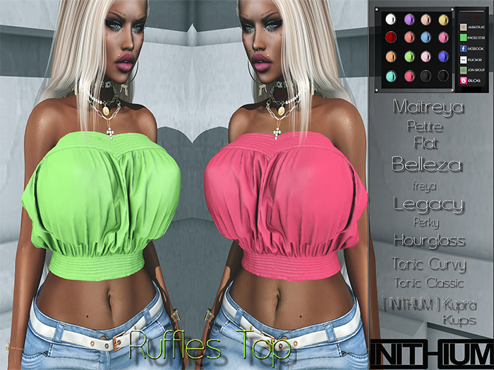 [TOXIC BISH] Ruffles Top @ HUD