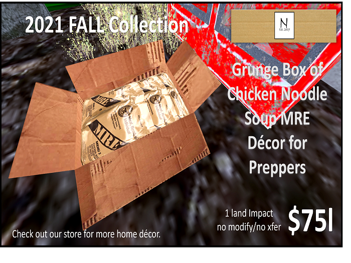 Military Rations MRE Chicken Noodle