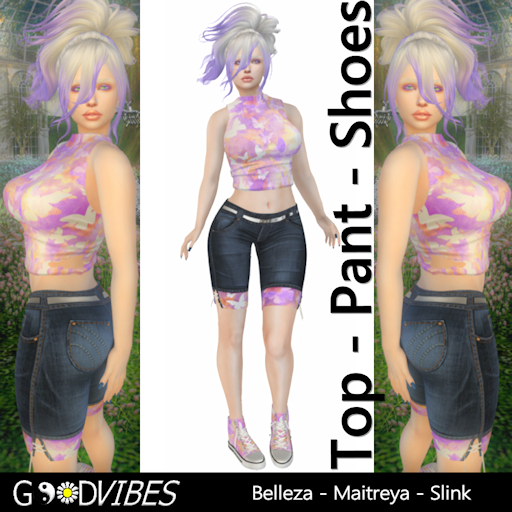 Angie Capri Pack PinkButterflies