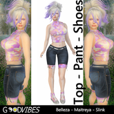 Angie Capri Pack PinkButterflies