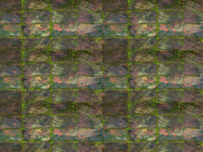 Distressed Moss Tiles Texture