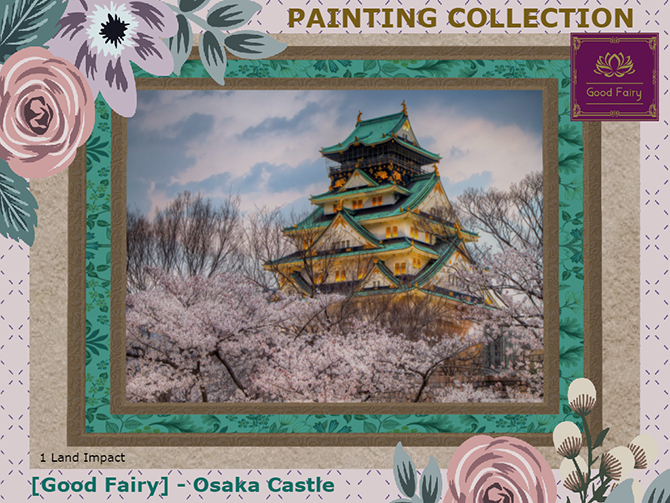 [Good Fairy] - Osaka Castle {Painting}