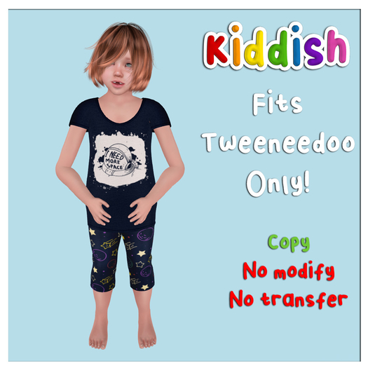 Kiddish Tweeneedoo Need Space Tee and Capris