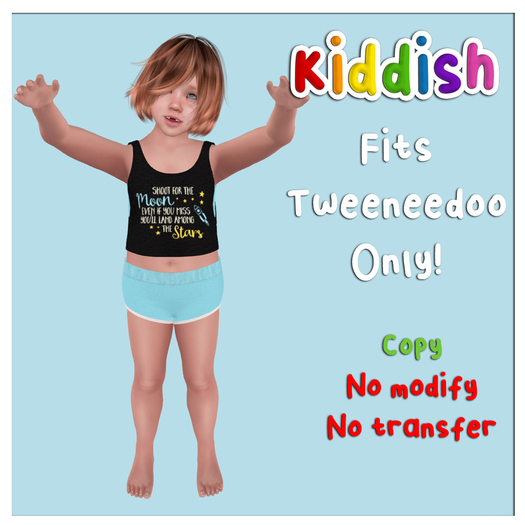 Kiddish Tweeneedoo Moon Tank and Shorts \