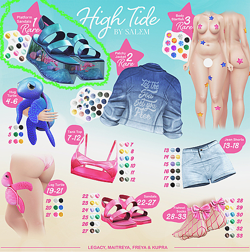 01 - [Salem] High Tide - Platform Sandals // Maitreya - RARE