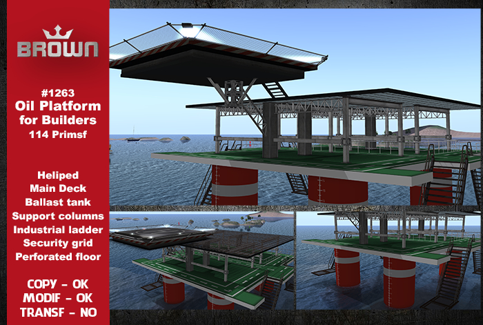 Oil Platform for Builders - Resize / Modif