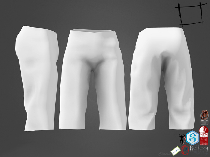 Full Perm Men's Huckleberry Short Pants Slink Male, Belleza Jake, Signature Gianni, Ocacin Gamit, Onupup