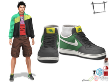 Men's Sports Shoes Sneakers With White Socks Slink Male, Belleza Jake, Signature Gianni, Leagcy, Gamit