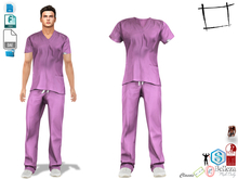 Dae Obj FBX Men's Surgery Uniform Slink Male, Belleza Jake, Signature Gianni, Legacy Male