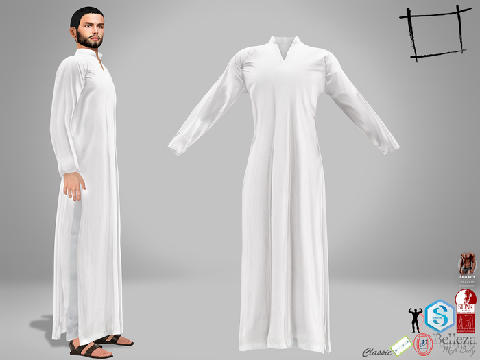 Men's World Cultural Dresses Series Mens Islamic Kamiz Dress for Belleza Jake Signature Gianni Legacy Slink Male Classic