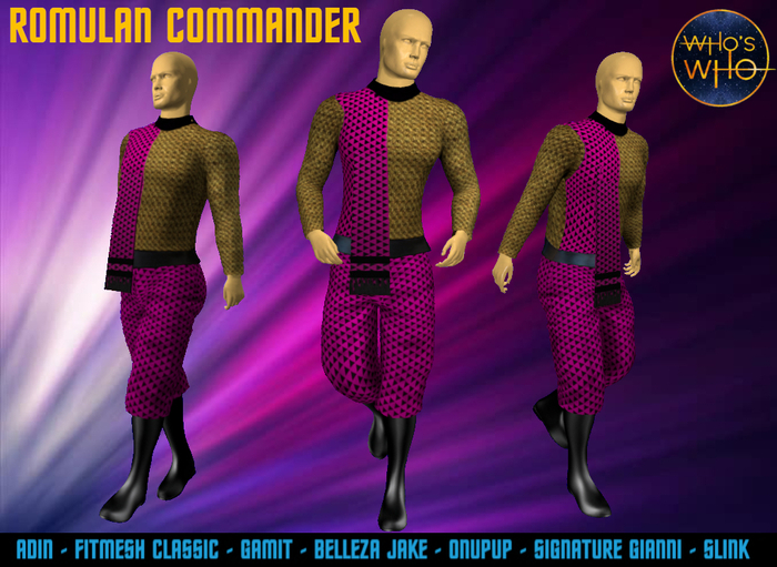 WW Romulan Commander Uniform (Male)