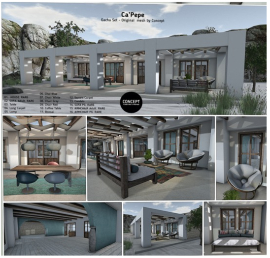 Concept} *07. Ca'Pepe. Chair White