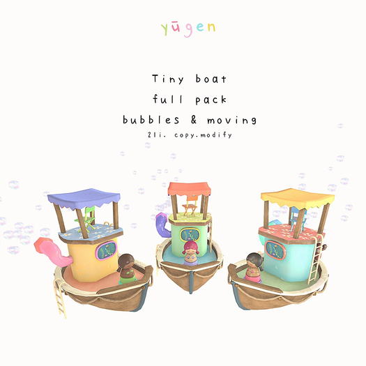 Yugen.// tiny boat full pack