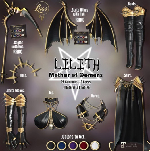 Luas Lilith Horns Red