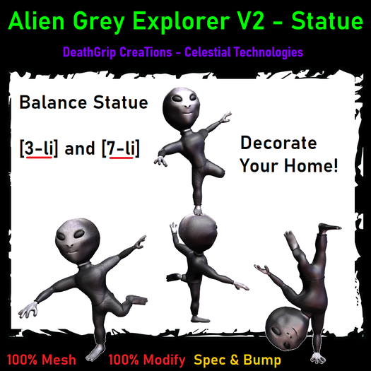 [D.G.C.] - Alien Explorer V.2 Balance Statue - [BOXED]