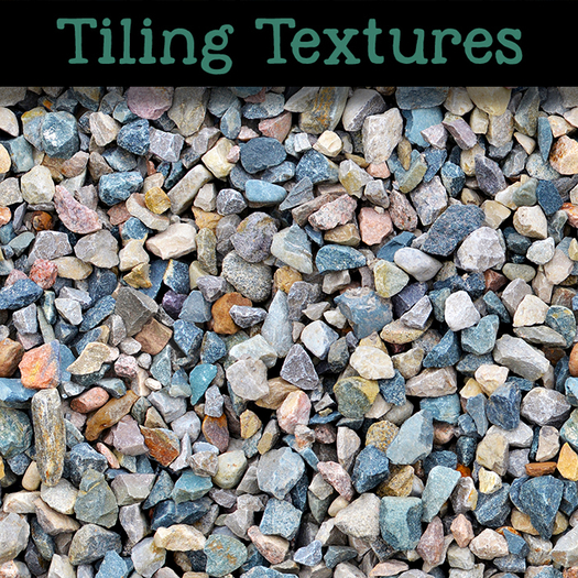 Multicolored decorative aggregate - Seamless texture