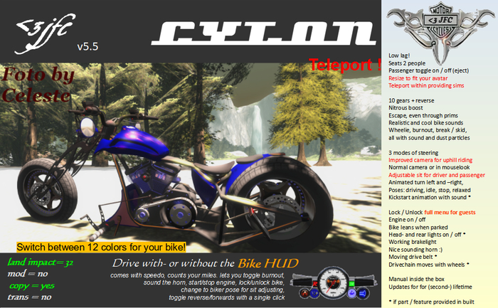 <3 JFC CYLON (Bike, Motorcycle, Chopper)