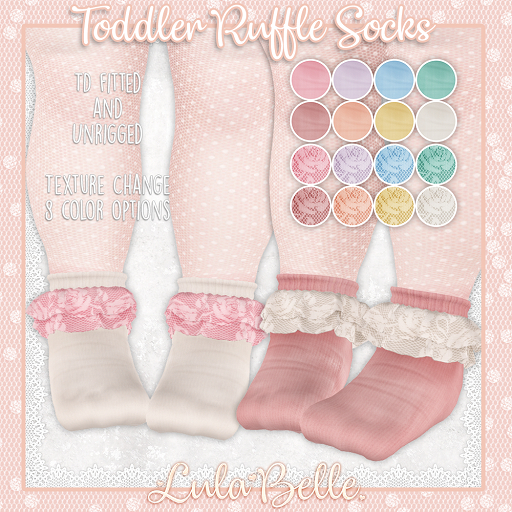 {Lula Belle} Toddler Ruffle Socks (boxed)