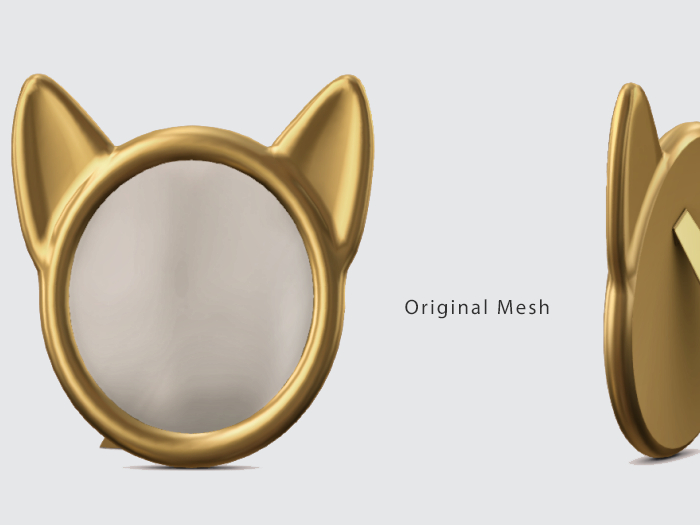 ACORN Cat Mirror -Gold