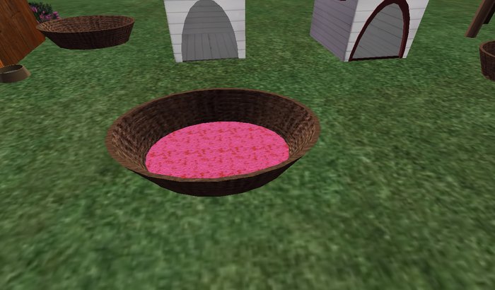 Dog Basket pink for BioBreeds & K9 dog