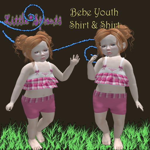 (Bebe Y) L&S- Lillipop Short Set (Boxed)