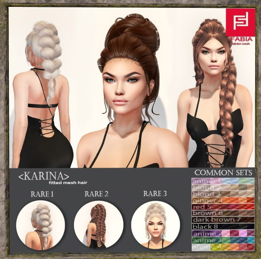 -FABIA- Mesh Hair <Karina>Blond2 set 2