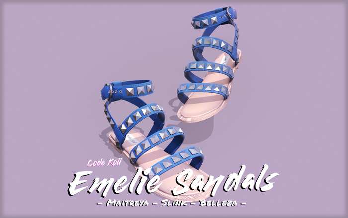 [CodeKoii Emelie Sandals - Blue