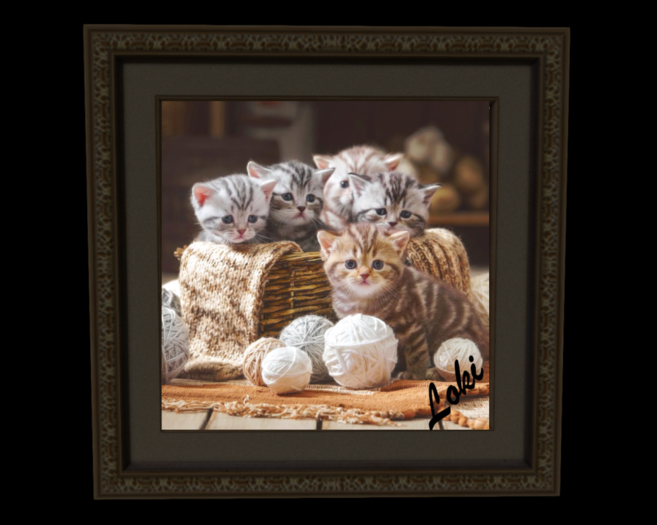 Yarn and Kittens Art