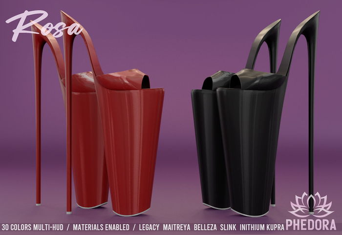 Phedora ~ Rosa Heels 30Colors Fatpack{ADD ME <333}