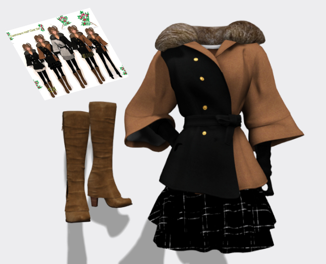 cashmere Harf Coat // GACHA  2